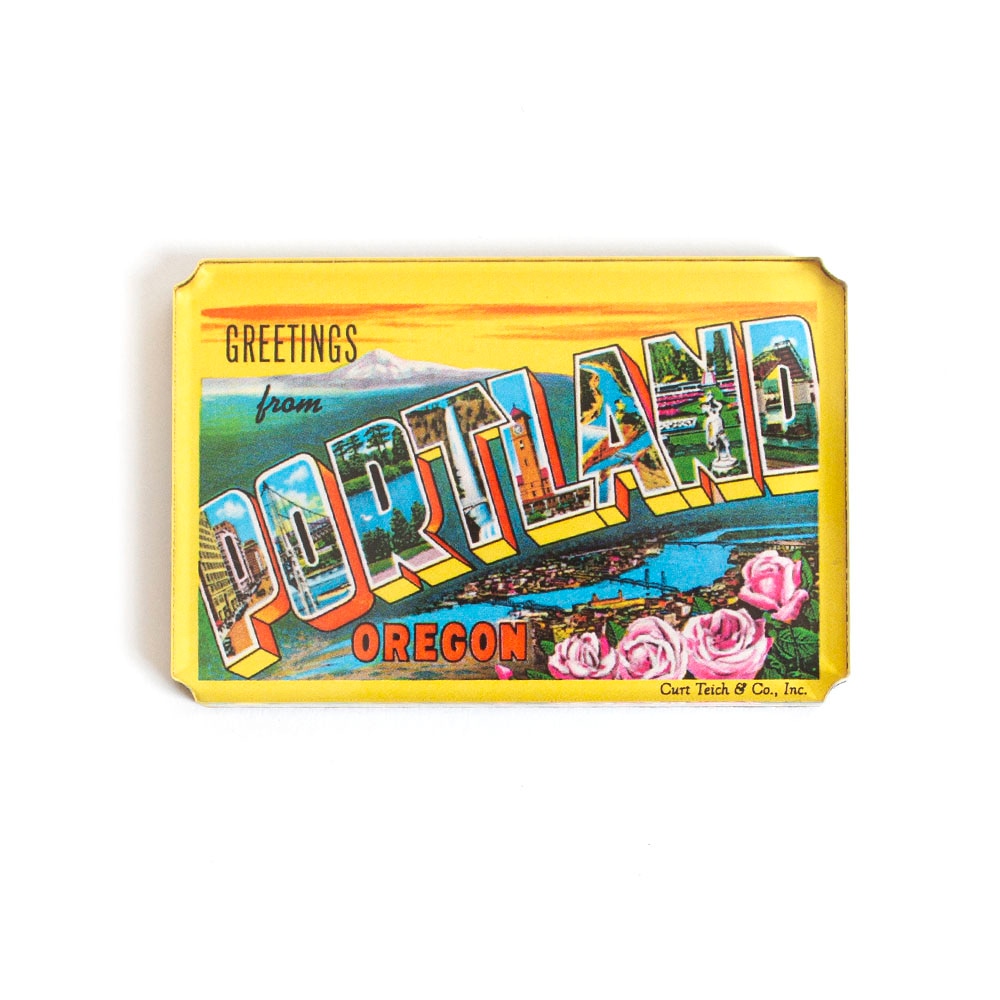 Portland, Morris Magnets, Magnets, Gifts, Acrylic, Greetings from Portland, 523982